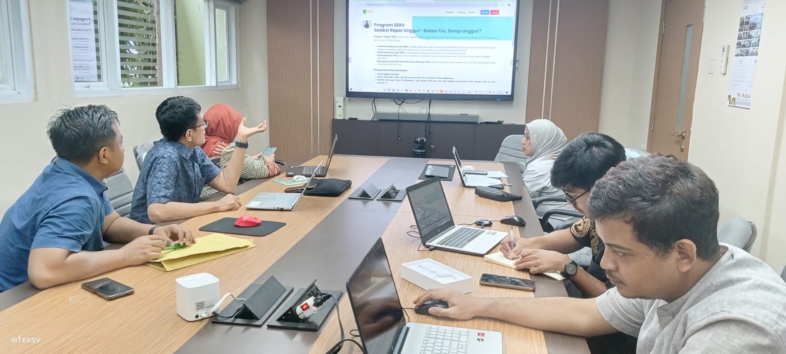 BPTSI bersama BAA dan MPR  Melaksanakan  Rapat Tentang Daftar Ulang Aplikasi PMB Reguler dan RPL 