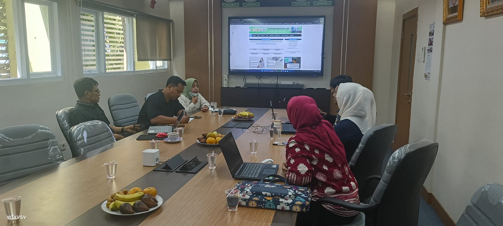 BPTSI KOORDINASI TAMPILAN UTAMA PMB BERSAMA BAA, BIRO MAWA DAN MPR